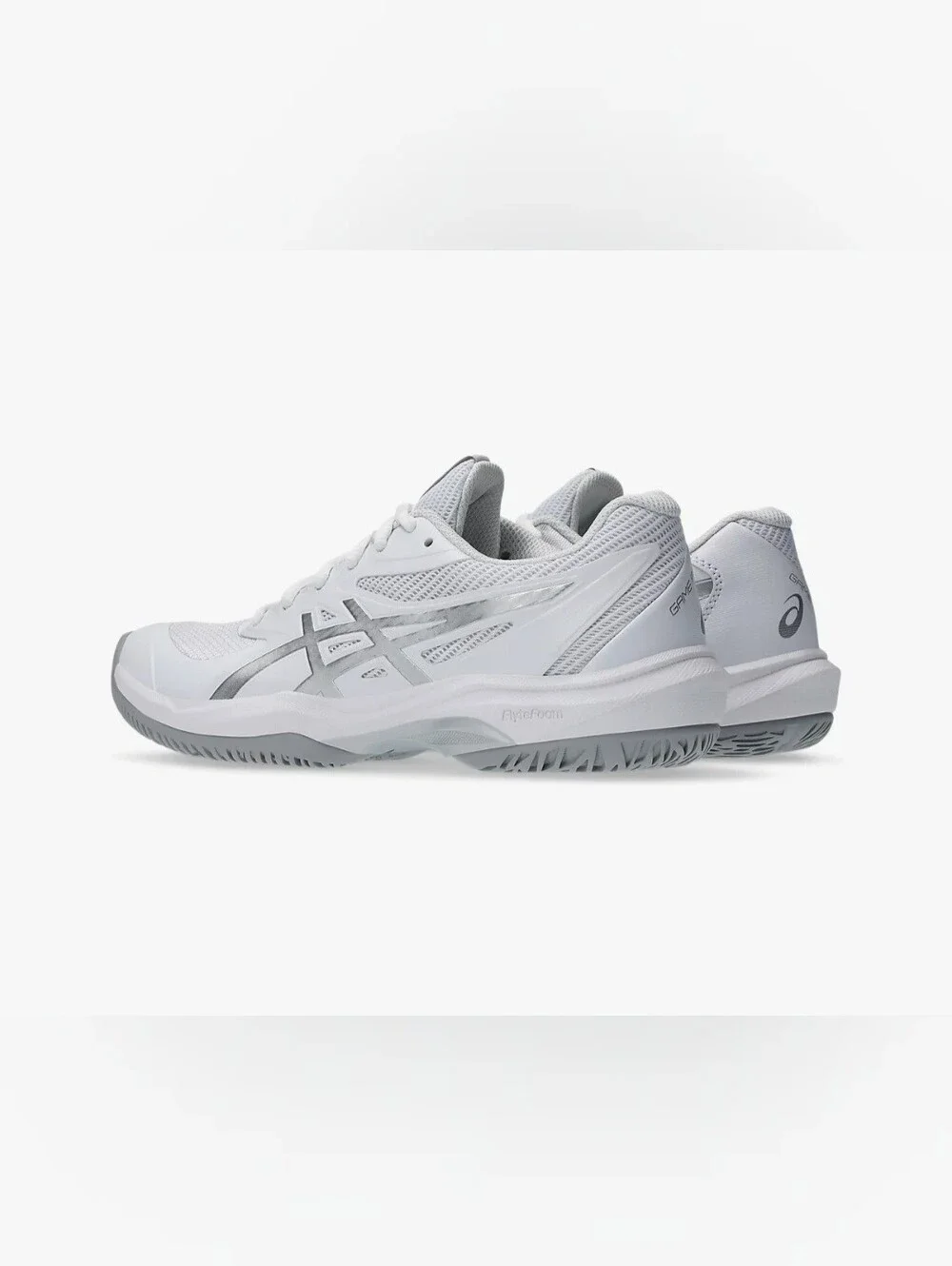 ASICS Game FF Women’s 8.5 Tennis Shoes White Pure Silver NWOB